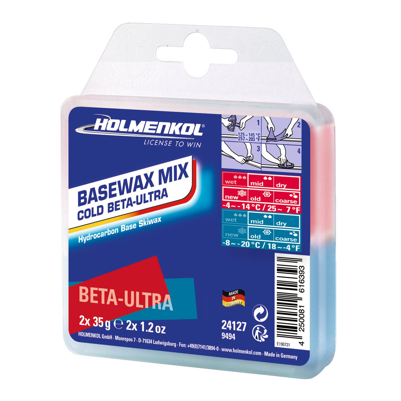 Basewax Mix Cold Beta-Ultra 2x35g