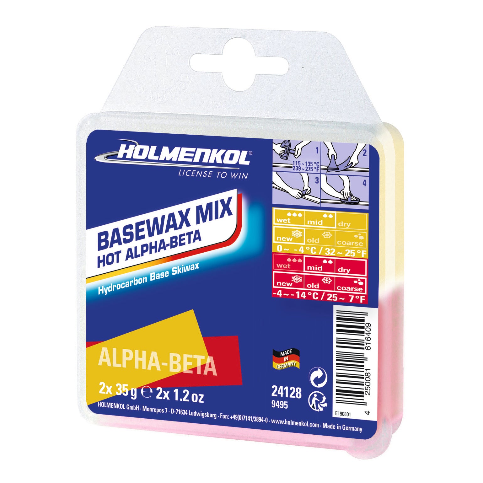 Basewax Mix Hot Alpha-Beta 2x35g