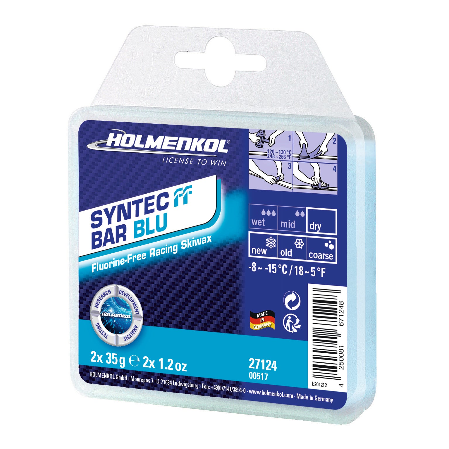 Syntec FF Bar BLU 2x35g