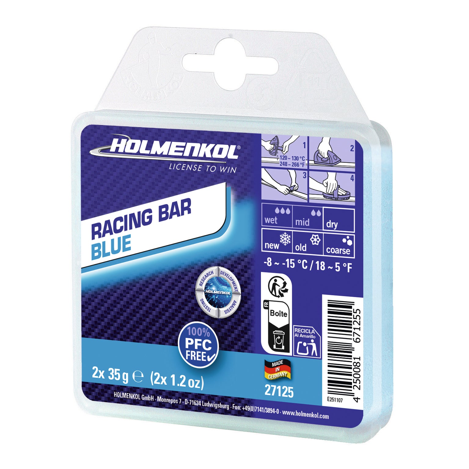 Racing Bar Blue 2x35g
